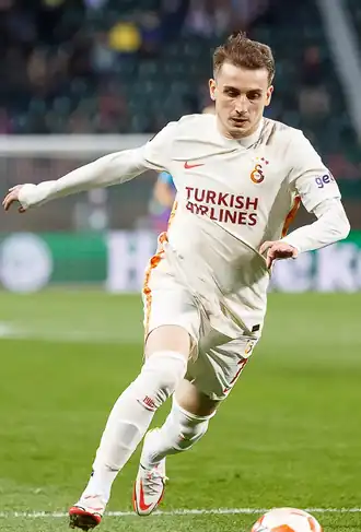 Aktürkoğlu in 2024 als speler van Galatasaray