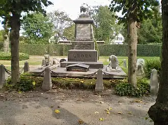 Grafteken voor de familie Groen van Waarder