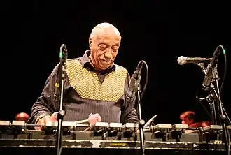Mulatu Astatke tijdens een optreden in Oslo in 2017