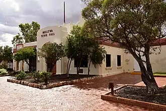 Mullewa Town Hall in art deco uit 1935