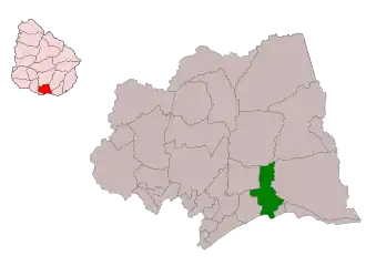 Kaart van Atlántida