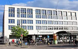 Ingang van het station