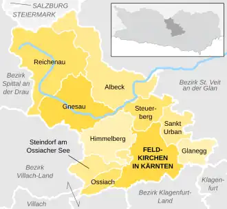 Kaart van Feldkirchen