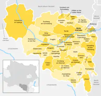 Kaart van Neunkirchen