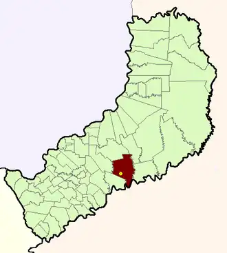 Kaart van 25 de Mayo