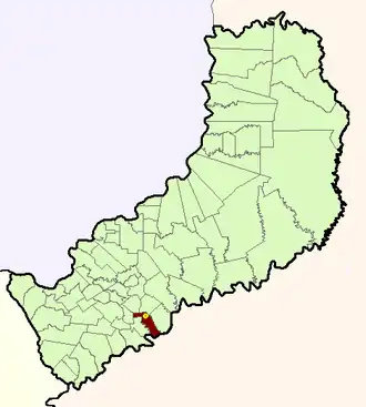 Kaart van Florentino Ameghino