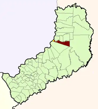 Kaart van Puerto Piray