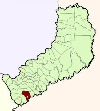 Kaart van Santa María