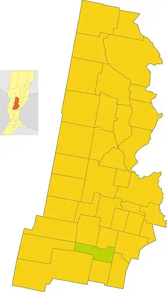 Kaart van San Carlos Centro