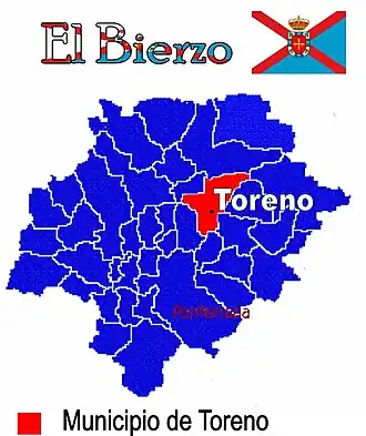 Kaart van Toreno