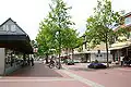 Winkelstraat in het centrum