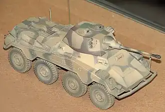Model van de Sd. Kfz. 234/2