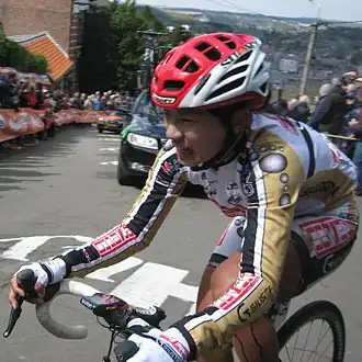 Ting Ying Huang in de Waalse Pijl 2017