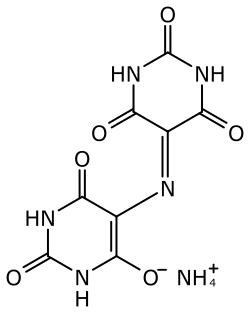 Structuurformule van murexide