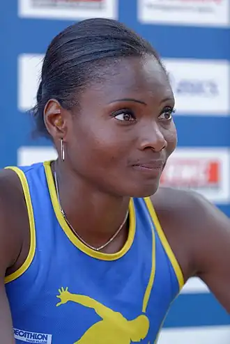 Tijdens de Franse kampioenschappen 2013