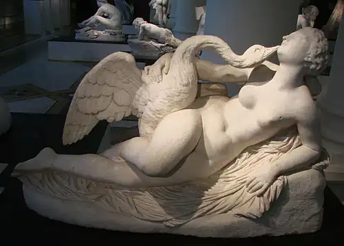 Leda en de zwaan (1864)