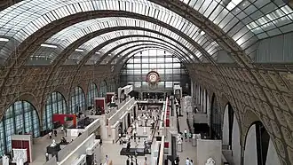 Musée d'Orsay gezien van de eerste verdieping