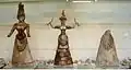 Slangengodinnen in het Archeologisch Museum Iraklion, ca. 1600 v.Chr.