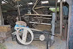 Zelfbinder in Openlicht museum Erve Kots