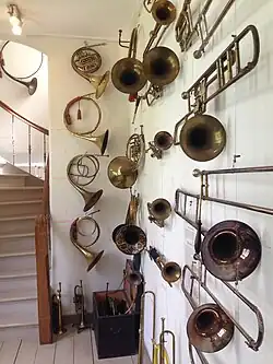 koperen blaasinstrumenten