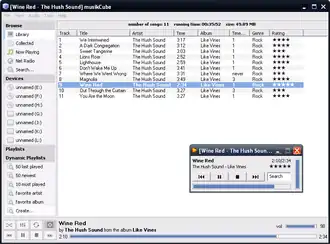 Scheremafbeelding van musikCube