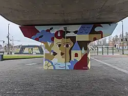 Street art in de tunnel