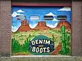 Muurschildering Denim and Boots, Derde Walstraat