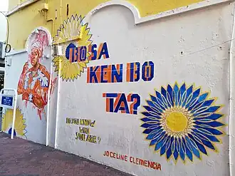 Hidden hero Joceline Clemencia door Alena Davidovic in de Hanchi Angel Job in Punda