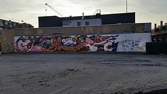 Muurschildering Osdorpplein (november 2019)