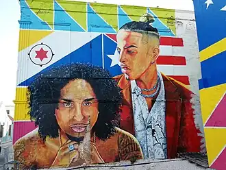 Muurschildering door Jhomar Loaiza