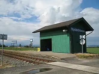 Spoorweghalte Myslechovice