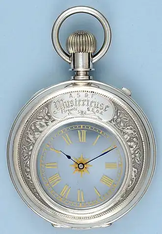 Montre mystérieuse (ca. 1889), Musée d'Horlogerie du Locle, Zwitserland