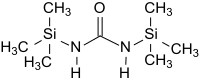Structuurformule van N,N′-Bis(trimethylsilyl)ureum