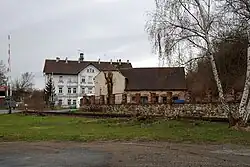 Gebouwen in het dorp