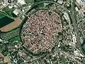 Luchtfoto van Nördlingen