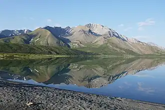 Nıonep'ene Lake in Naats'ihch'oh National Park Reserve