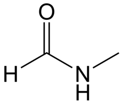 Structuurformule van N-methylformamide