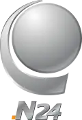 Voormalig logo van N24 van 2000 - 2003