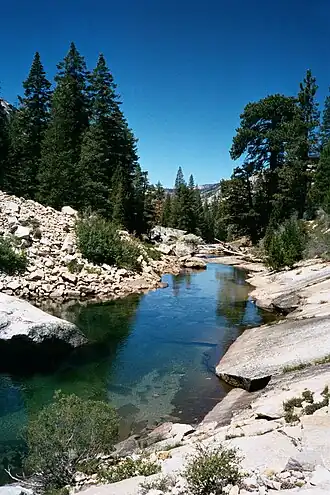 Merced-rivier in Yosemite National Park
