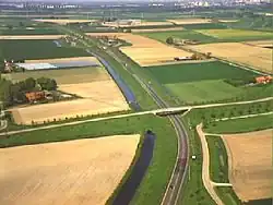 N57 nabij Hellevoetsluis (foto: Rijkswaterstaat)