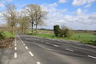 N57 tussen Elzele en Vloesberg