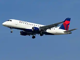 Een Embraer 175 uitgevoerd door Republic Airways