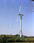 2-bladige windturbine