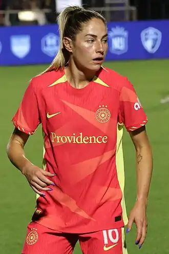 Sonis bij Portland Thorns FC in 2024