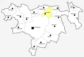 Kaart van Petersdorf