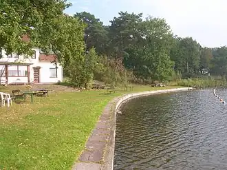 Naturfreundehaus bij de Wollingstersee, inmiddels gesloopt