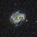 NGC 4051 afbeelding door de ruimtetelescoop GALEX