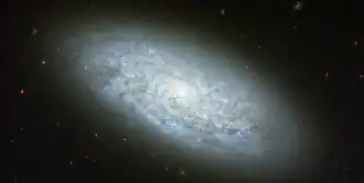 NGC 5949 door de ruimtetelescoop Hubble