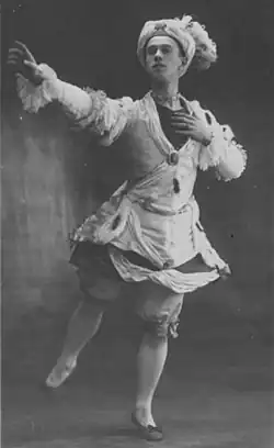 Vaslav Nijinsky als Armides slaaf (1909)