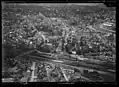 Luchtfoto van Station Apeldoorn en omgeving; circa 1930